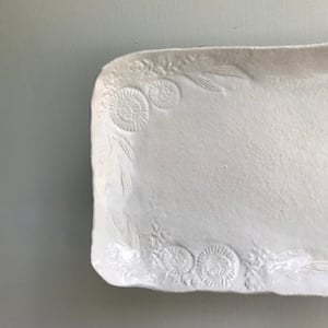 Image of Australian Lace Plate - retangular serving plate   (15113)