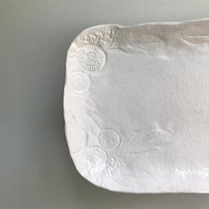 Image of Australian Lace Plate - retangular serving plate (15113)