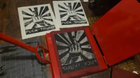 Image 2 of PRE-ORDER "Fuck Trump" Linoprint Patches