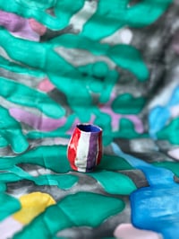 Image 3 of SLEEPY STRIPES 𐃢 bud vase