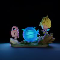Kid buu vs goku 
