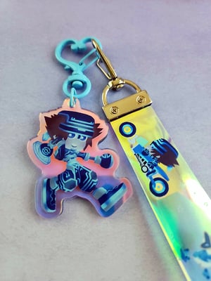 Worldforms Charm + Lanyard: Space Paranoids