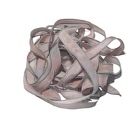 Image 2 of 1PC. SWEET SUCCULENT 42" hand dyed wrist wrap bracelet silk ribbon by COLOR KISSED SILK