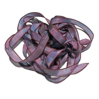Image 2 of 1PC. MIXED BERRY 42" hand dyed wrist wrap bracelet silk ribbon by COLOR KISSED SILK