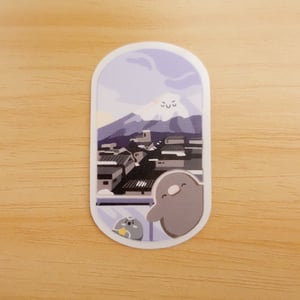 Image of Travel with Lou | Scene Series ☆ | Clear Stickers