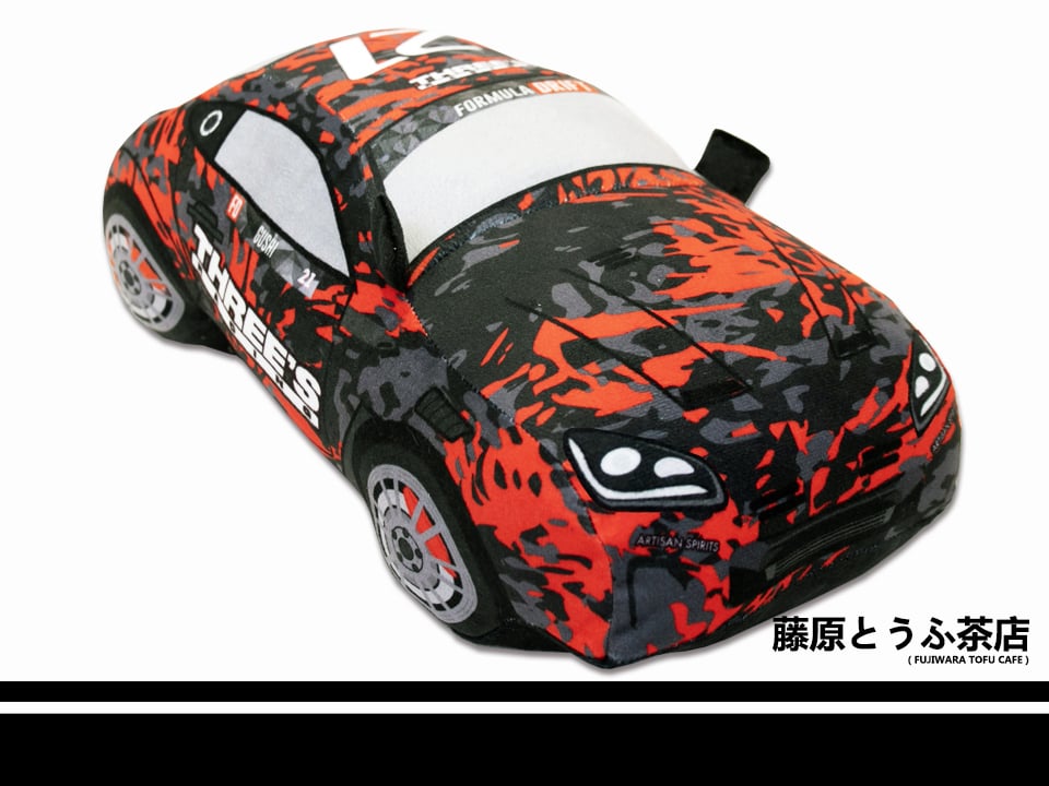Three's Racing x Fujiwara Tofu Cafe Limited Edition GR86 Plush