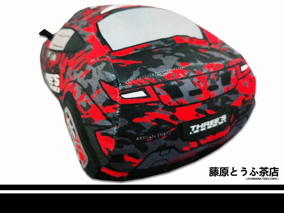 Three's Racing x Fujiwara Tofu Cafe Limited Edition GR86 Plush