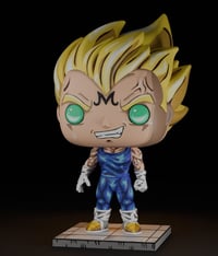 Image 3 of Majin vegeta cell shading