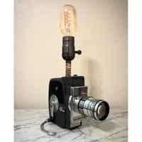 Keystone Electric Eye K7 8mm Vintage Film Camera Table Lamp - 1960 Conversion