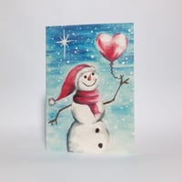 Image 2 of Christmas Cards - "Snowman"