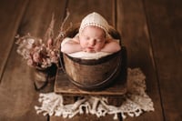 Image 25 of Wooden bucket with metal handle