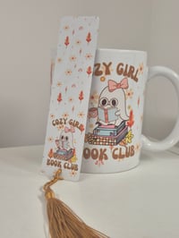 Image 3 of Cozy girl book club Mug