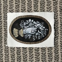Image 1 of Cameo Brooch with Pearls