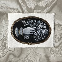 Image 1 of Cameo Brooch with Ornate Frame