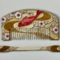 Image 1 of Kanzashi: Koi River Comb and Stick