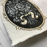 Image 3 of Cameo Brooch with Roses