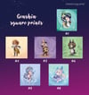 Genshin impact square prints