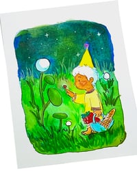 Image 1 of A7 - Le lutin coccinelle - illustration originale