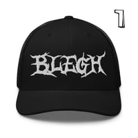 Image 2 of SNAPBACK DEATHCORE BLEGH TRUCKER HAT