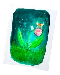Image 1 of A7 - La fée fleur - illustration originale