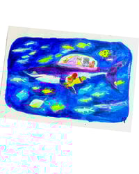Image 1 of A6 - Le requin bus - Illustration originale