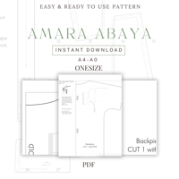 AMARA - Open Abaya