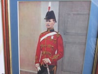 Image 4 of Antique Military Portrait Art Print, Lieutenant Frederick H S Roberts, King's Royal Rifles, Framed  