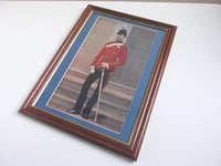 Image 2 of Antique Military Portrait Art Print, Lieutenant Frederick H S Roberts, King's Royal Rifles, Framed  