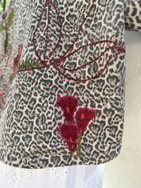 Image 5 of ANIMAL PRINT OVERSHIRT EMBELLISHED WITH HAND-EMBROIDERED
