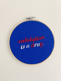 Image 3 of Original Hand Embroidery - “Validation USA”