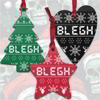 Image 1 of FAIR ISLE BLEGH ORNAMENT