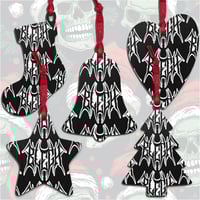 Image 1 of DEATHCORE BLEGH HOLIDAY ORNAMENT