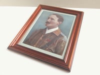 Image 2 of Antique Portrait Art Print of Captain R H de Montmorency, Military Uniform Artwork, Framed 