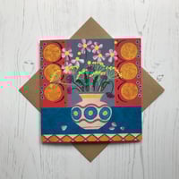 Image 2 of 'A Bouquet for Quentin' Greetings Card