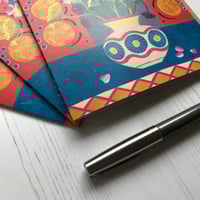Image 3 of 'A Bouquet for Quentin' Greetings Card