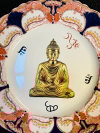 Image 2 of Orange Buddha Plate