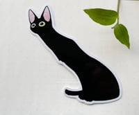 Image 2 of Long cat sticker