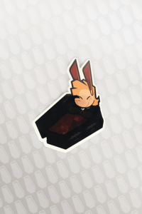 Image 2 of Cozy Coffin Sticker