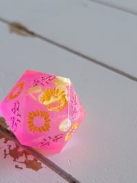 Image 1 of Pink Lemonade death save d20 