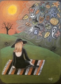 Image 1 of Autumn in the Air 9 X 12 Giclee Print