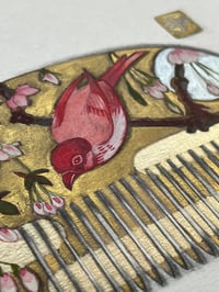Image 3 of Kanzashi Comb: Plum Blossom, Moon Rising
