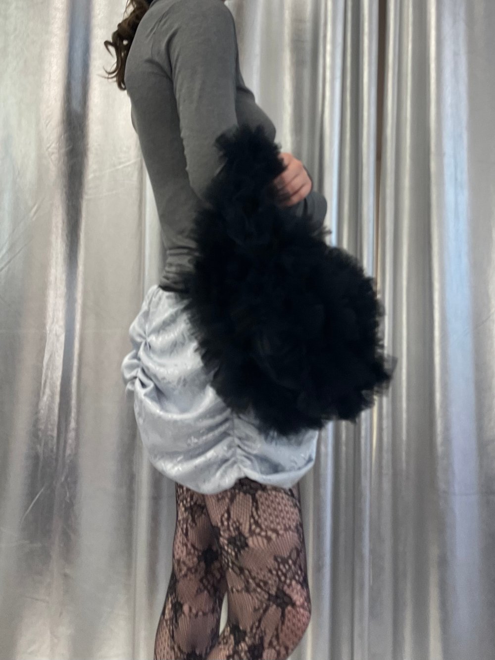 Black tulle bag Cloud 