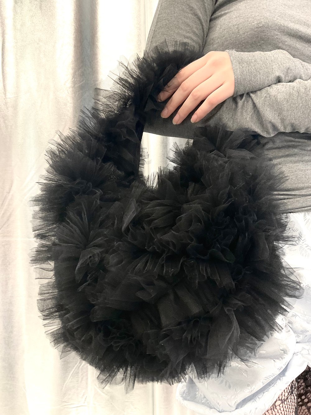 Black tulle bag Cloud 