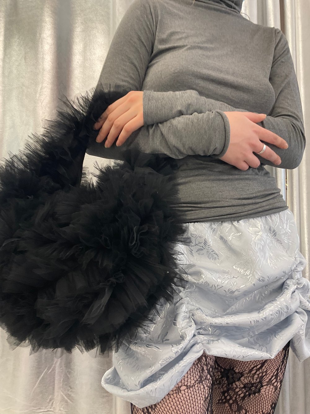 Black tulle bag Cloud 