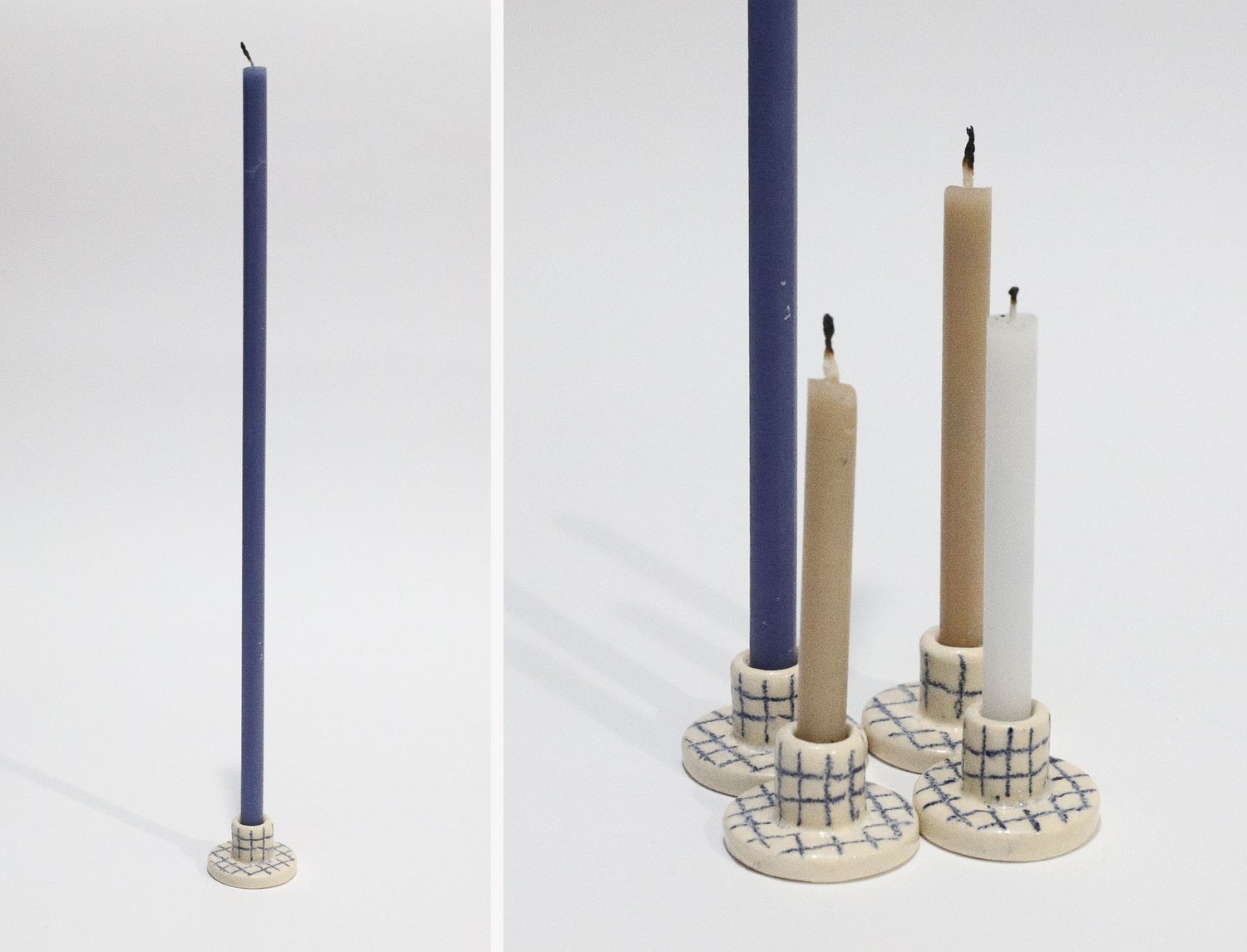 Image of MINI GRID CANDLE HOLDER