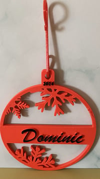 Image 2 of 🎄✨ Personalized 3D-Printed Holiday Ornament ✨🎄