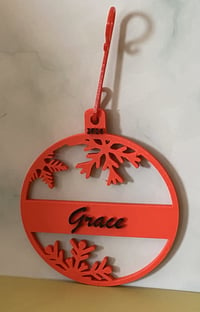 Image 3 of 🎄✨ Personalized 3D-Printed Holiday Ornament ✨🎄