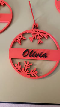 Image 4 of 🎄✨ Personalized 3D-Printed Holiday Ornament ✨🎄