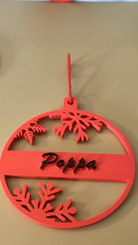 Image 1 of 🎄✨ Personalized 3D-Printed Holiday Ornament ✨🎄