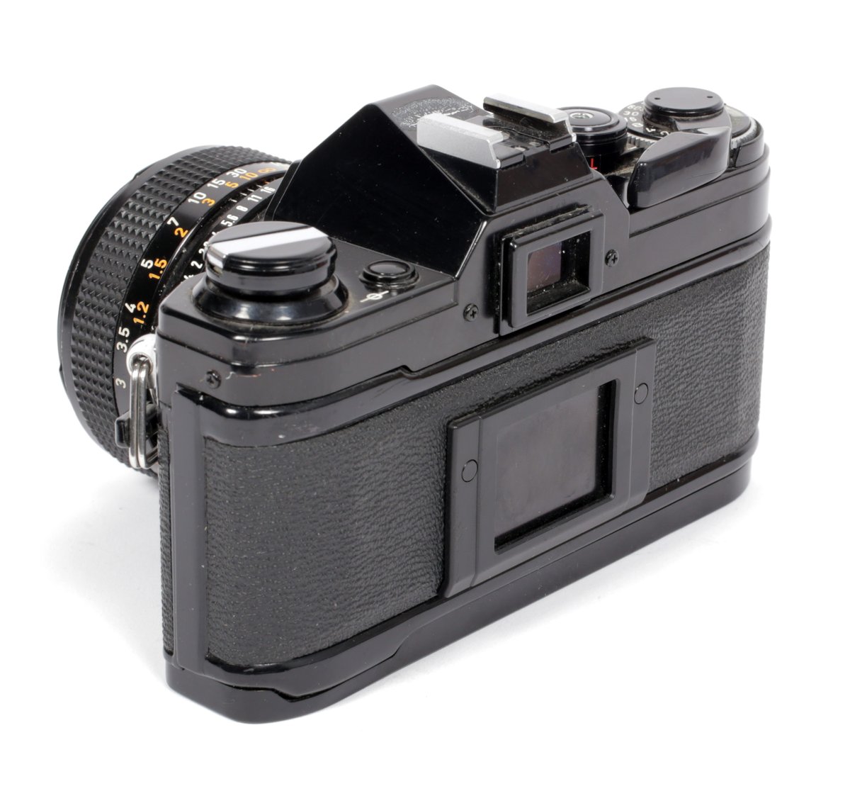 BLACK CANON AE-1 35mm SLR Film Camera with 50mm F1.4 Lens